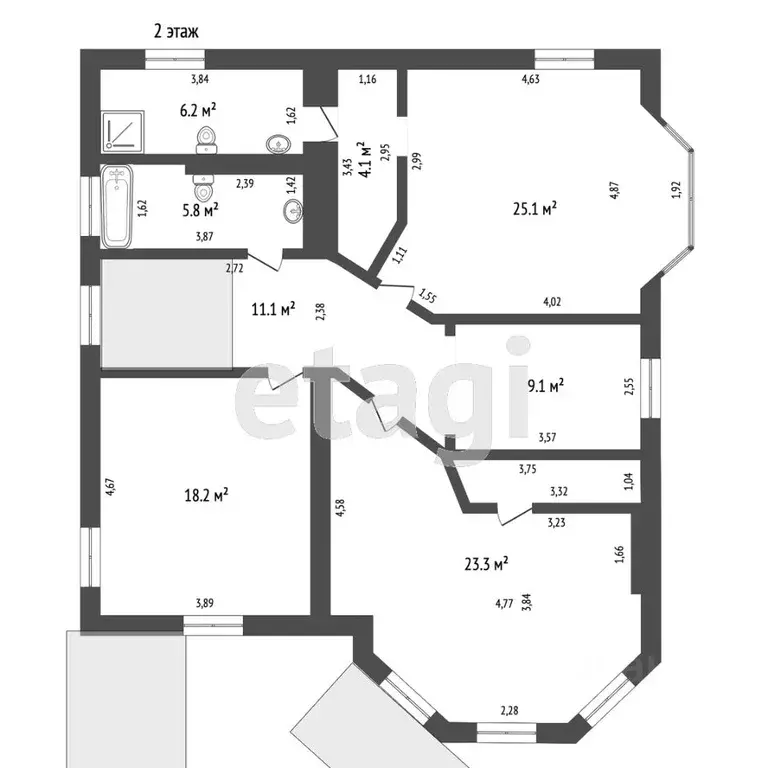 Дом в Тюменская область, Тюменский муниципальный округ, пос. ... - Фото 2
