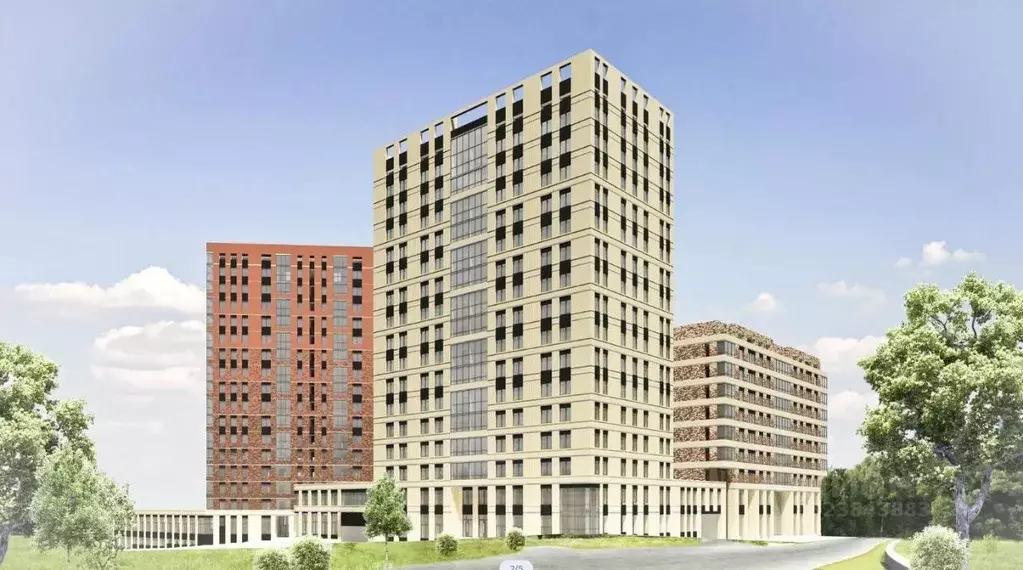 3-к кв. Чувашия, Чебоксары ул. Юрия Гагарина, поз14/1 (75.4 м) - Фото 2