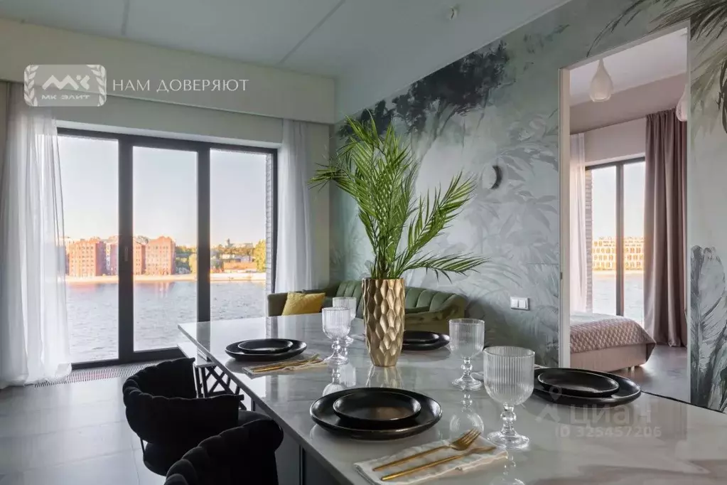 3-к кв. Санкт-Петербург наб. Макарова, 58с2 (71.4 м) - Фото 2