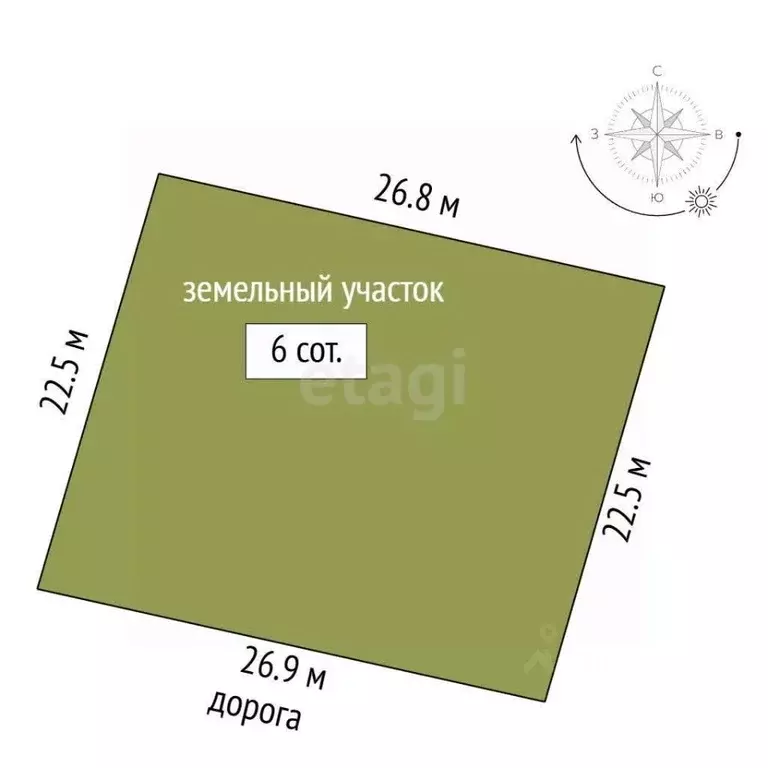 Участок в Крым, Кировский район, Первомайское с/пос, с. Ключевое ул. ... - Фото 1