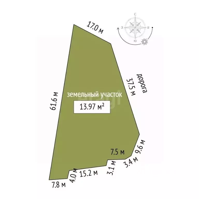 Участок в Саха (Якутия), Якутск ул. Кустук (13.97 сот.) - Фото 2