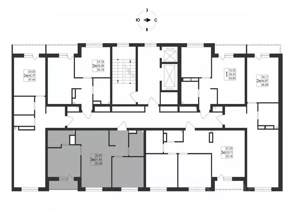 3-к кв. Воронежская область, Воронеж Первое Мая мкр, Май жилой ... - Фото 2