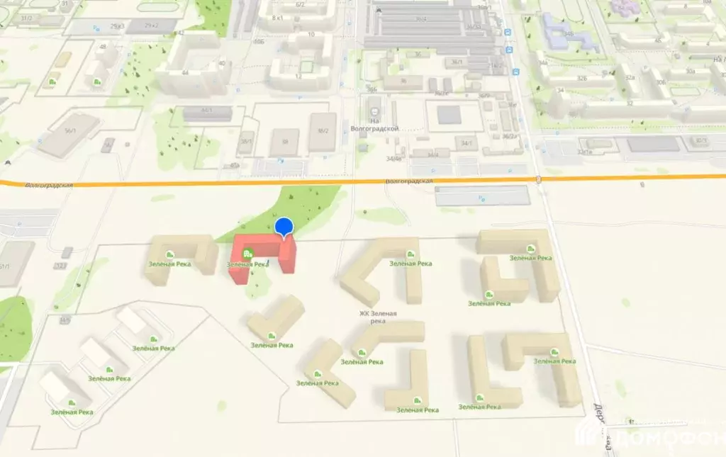 1-к кв. Омская область, Омск Волгоградская ул., 5 (39.2 м) - Фото 1