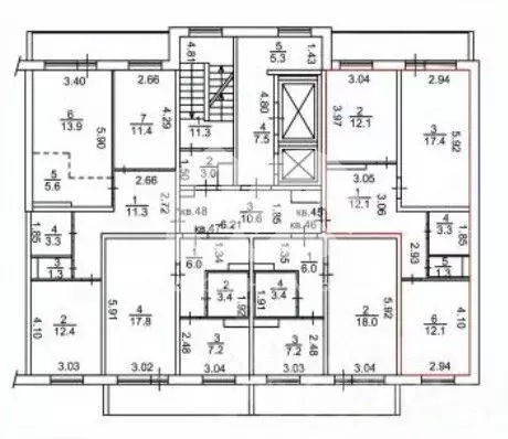 2-к кв. Новосибирская область, Новосибирск Междуреченская ул., 7/1 ... - Фото 2