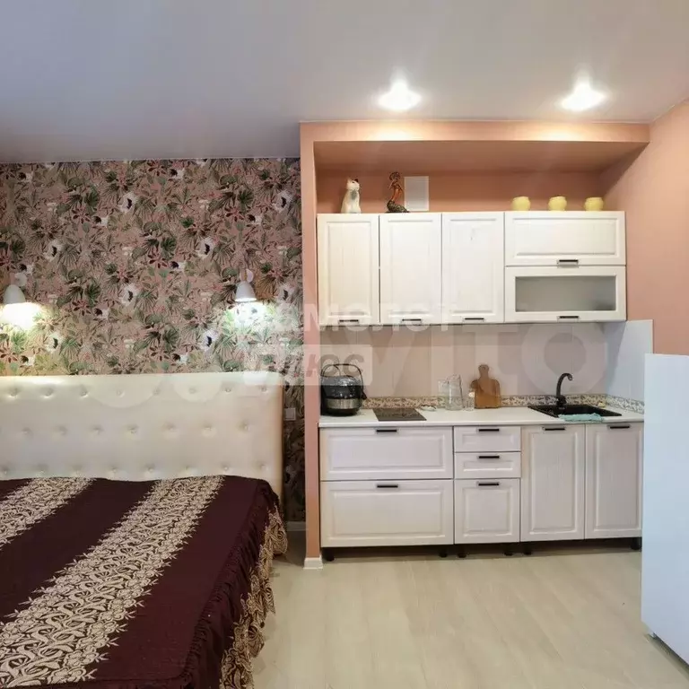 Квартира-студия, 27,4 м, 1/9 эт. - Фото 1