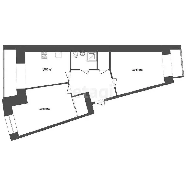 2-комнатная квартира: Самара, Ново-Садовая улица, 215 (69 м) - Фото 1