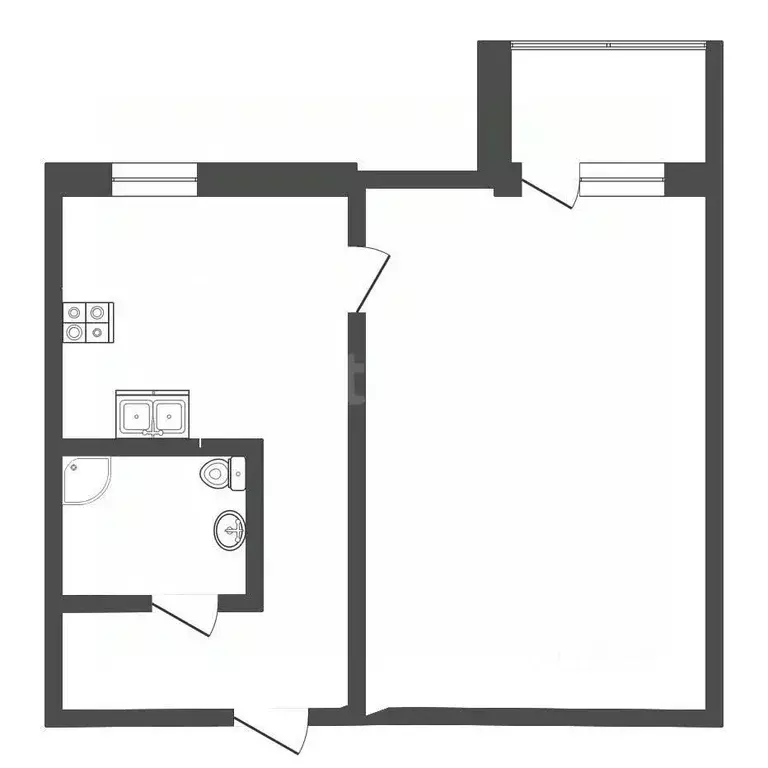 1-к кв. Крым, Саки ул. Санаторная (62.0 м) - Фото 1