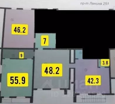 Торговая площадь в Ростовская область, Ростов-на-Дону просп. Ленина, ... - Фото 1