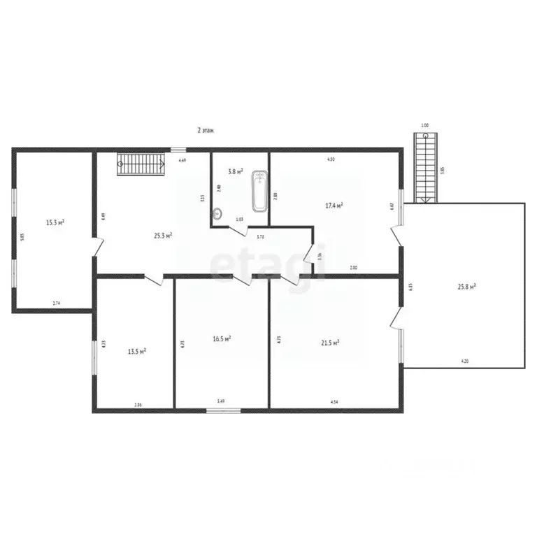 Дом в Красноярский край, Емельяновский муниципальный округ, с. Еловое  ... - Фото 2