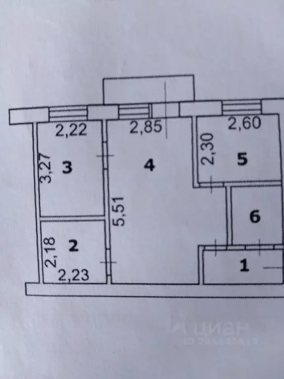 2-к кв. Белгородская область, Губкин Народная ул., 12 (43.0 м) - Фото 1