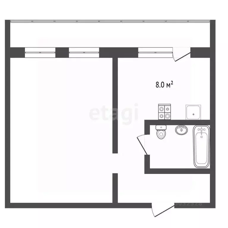 1-к кв. Владимирская область, Муром Нижегородская ул., 29 (36.4 м) - Фото 2