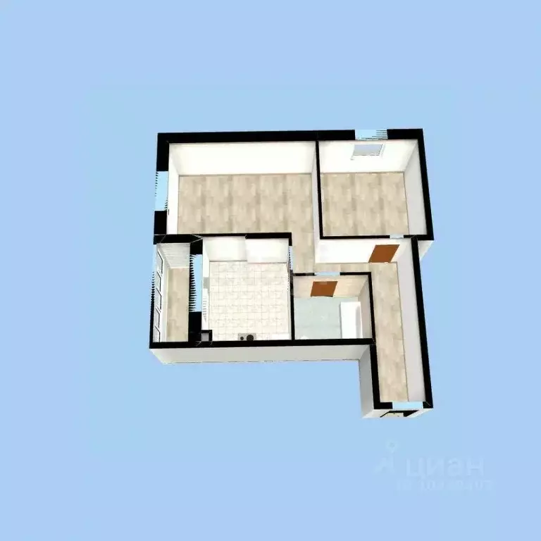 2-к кв. Башкортостан, Уфа Кустарная ул., 19 (58.74 м) - Фото 1