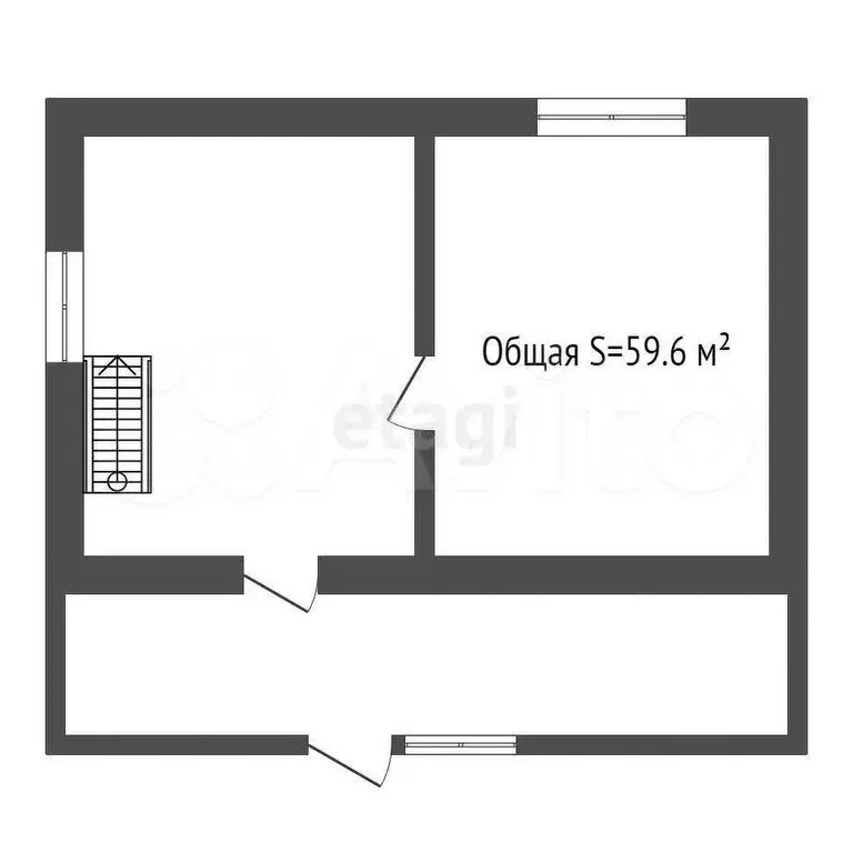 Дача 59,6 м на участке 13,5 сот. - Фото 1