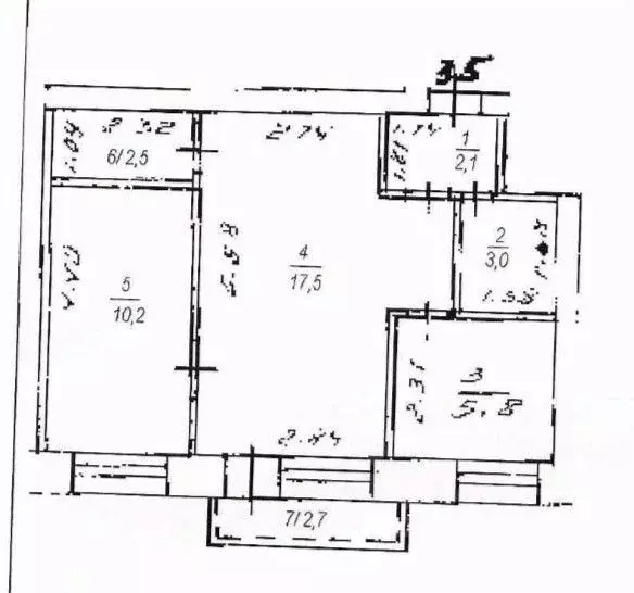 2-к кв. Башкортостан, Уфа просп. Октября, 37/1 (41.1 м) - Фото 2