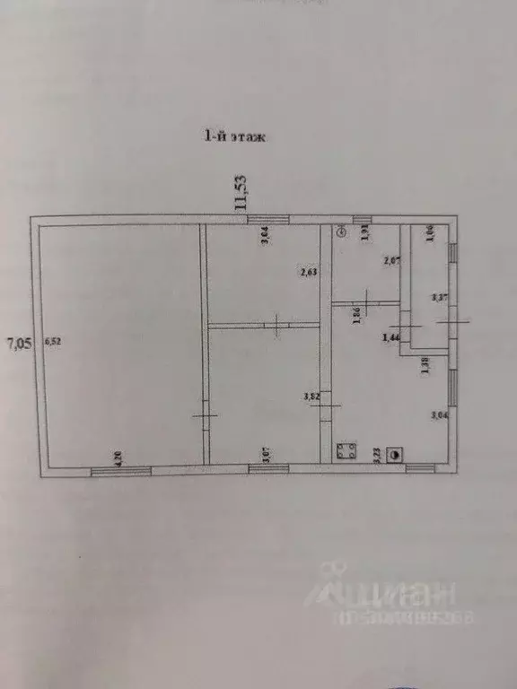 Дом в Ростовская область, Семикаракорск 14-й пер., 48 (71 м) - Фото 2