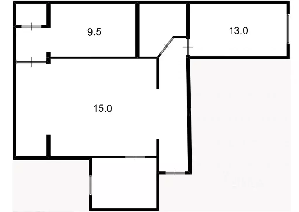 2-к кв. Тюменская область, Тюмень ул. Дружбы, 169 (62.0 м) - Фото 1