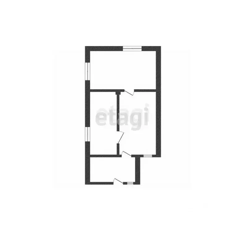 2-к кв. Смоленская область, Сычевка ул. Мира, 34 (30.7 м) - Фото 0