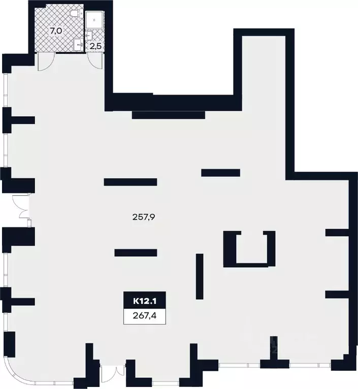 Торговая площадь в Москва Лодочная ул., 27К2 (368 м) - Фото 1