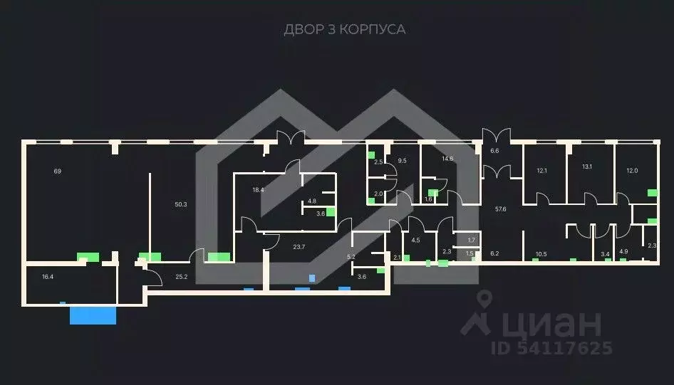 Помещение свободного назначения в Москва Сколковское ш., 40к4 (393 м) - Фото 2