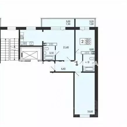 2-к кв. Челябинская область, Магнитогорск просп. Карла Маркса, 237/3 ... - Фото 2