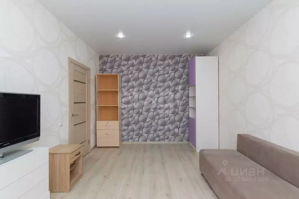 1-к кв. Тюменская область, Тюмень Антипино мкр, ул. Беловежская, 19к3 ... - Фото 1