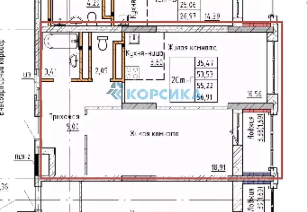 2-к кв. Татарстан, Набережные Челны просп. Сююмбике, 30Б (57.0 м) - Фото 1