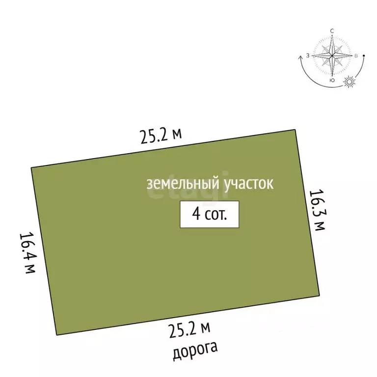 Участок в Севастополь с. Полюшко, ул. Дмитрия Мельниченко (4.0 сот.) - Фото 2