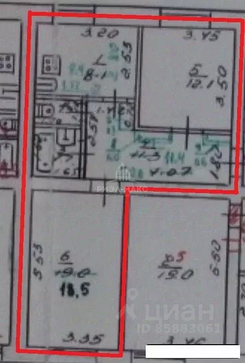 2-к кв. Брянская область, Брянск Московский просп., 92 (54.2 м) - Фото 2