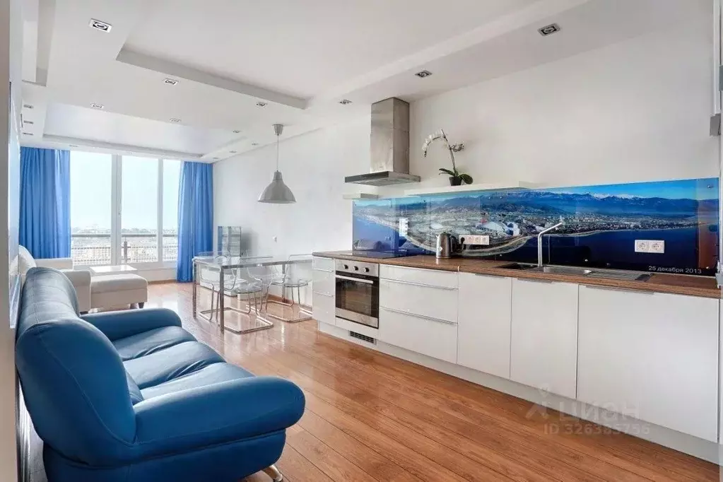 2-к кв. Краснодарский край, Сочи ул. Демократическая, 43 (74.0 м) - Фото 1