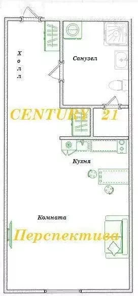 Квартира-студия: Балашиха, улица Романычева, 4 (19.5 м) - Фото 1