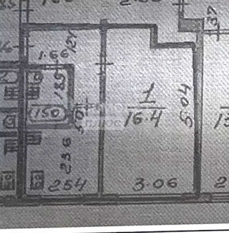 1-к. квартира, 30 м, 2/5 эт. - Фото 0
