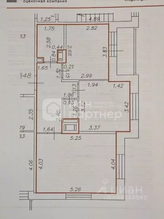 2-к кв. Ленинградская область, Всеволожский район, пос. Бугры бул. ... - Фото 2
