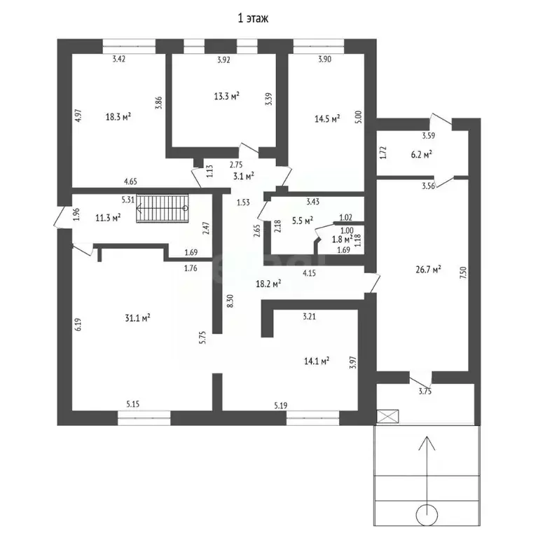 Дом в Кемеровская область, Кемеровский муниципальный округ, д. ... - Фото 2