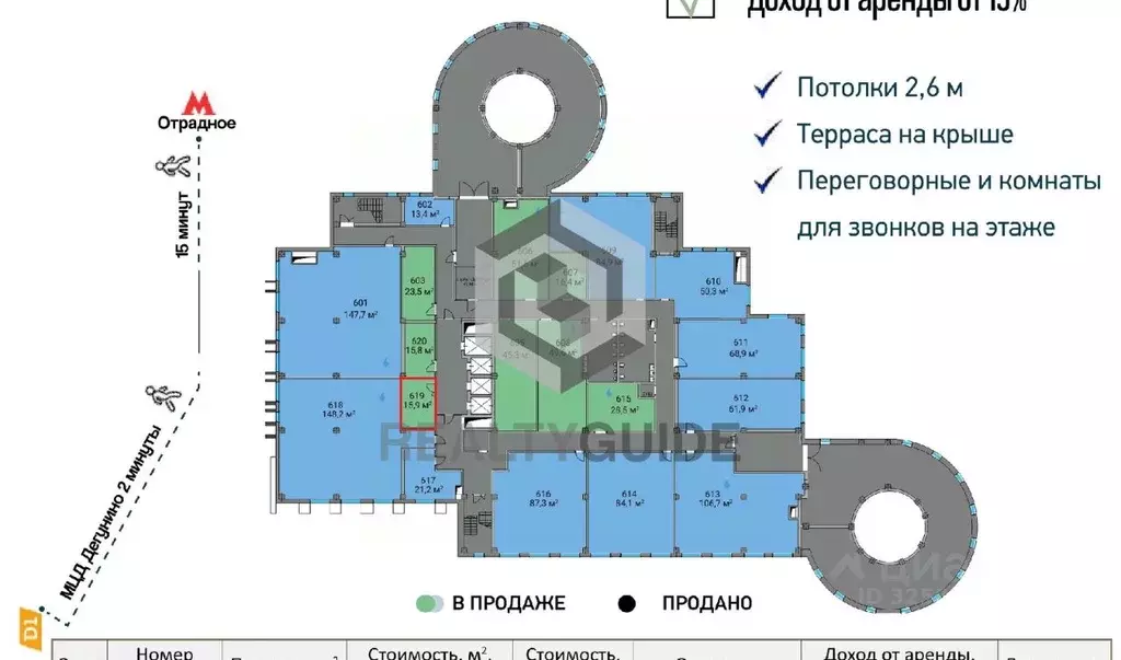 Офис в Москва Алтуфьевское ш., 35к1 (16 м) - Фото 1
