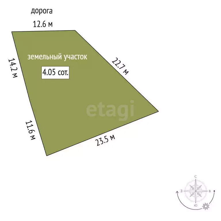 Участок в Миасс, СНТ Ильмены (4.05 м) - Фото 1