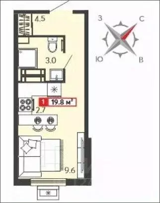 Студия Пензенская область, Пензенский район, Засечный сельсовет, с. ... - Фото 1