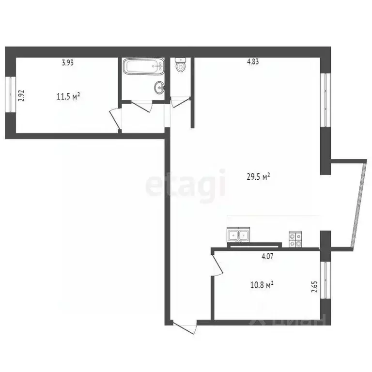 3-к кв. Ханты-Мансийский АО, Сургут ул. Лермонтова, 11 (71.9 м) - Фото 1