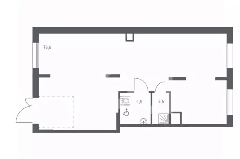 Торговая площадь в Москва ул. Золотошвейная, 5 (84 м) - Фото 2