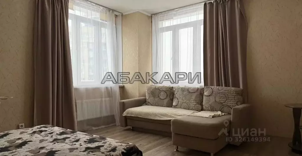 1-к кв. Красноярский край, Красноярск ул. Алексеева, 43 (45.0 м) - Фото 2