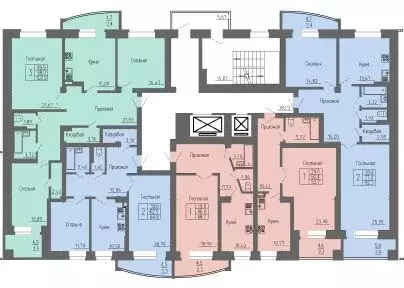 1-к кв. Воронежская область, Воронеж ул. Летчика Филипова, 4 (48.7 м) - Фото 2