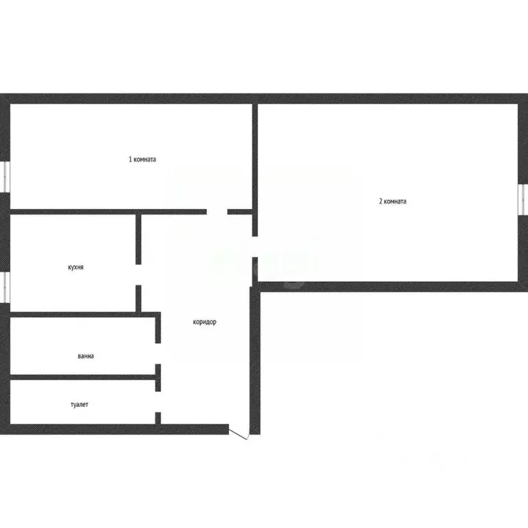 2-к кв. Псковская область, Остров ул. Шумейко, 8 (48.2 м) - Фото 2