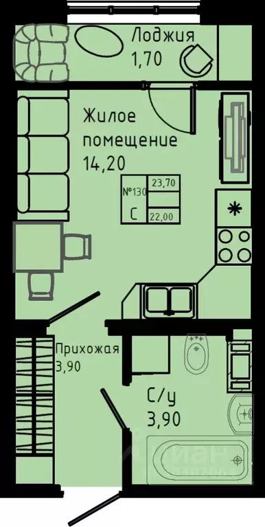 Студия Ленинградская область, Коммунар г. Гатчинский муниципальный ... - Фото 1