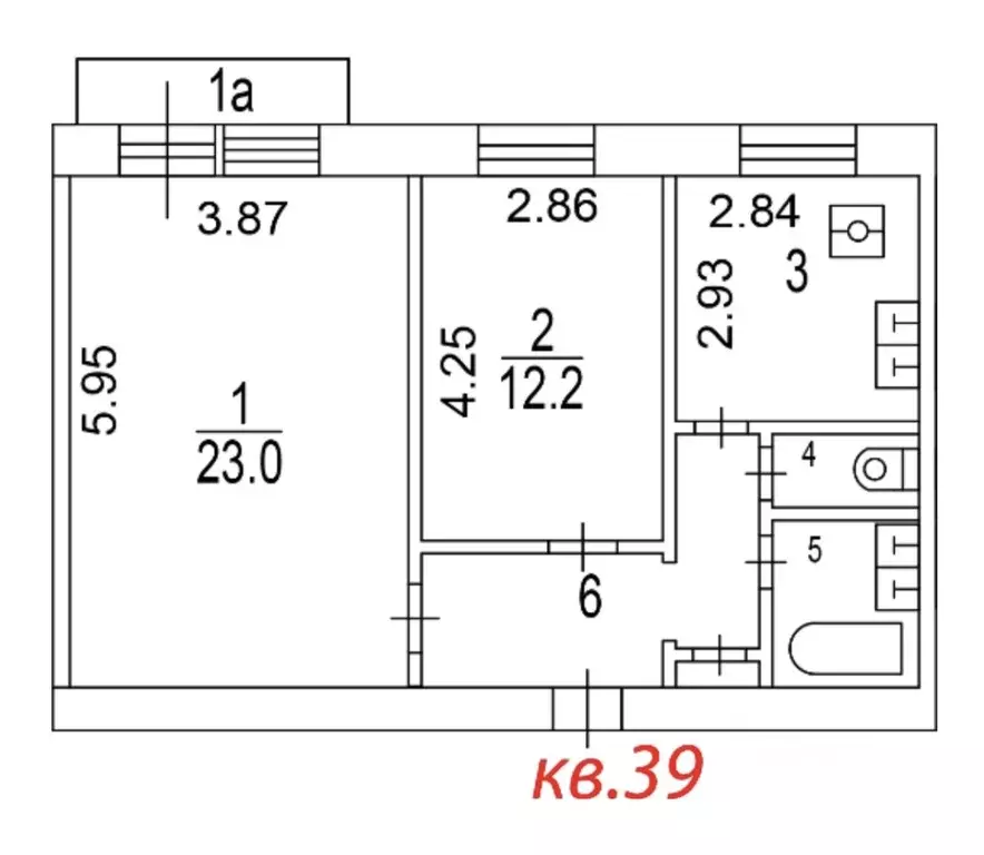 2-к кв. Москва Новозаводская ул., 2к6-7 (55.9 м) - Фото 2