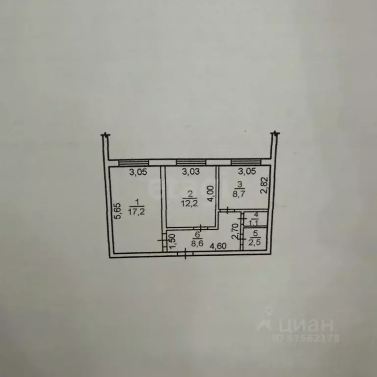 2-к кв. Дагестан, Махачкала ул. Магомедтагирова, 163А (50.0 м) - Фото 2