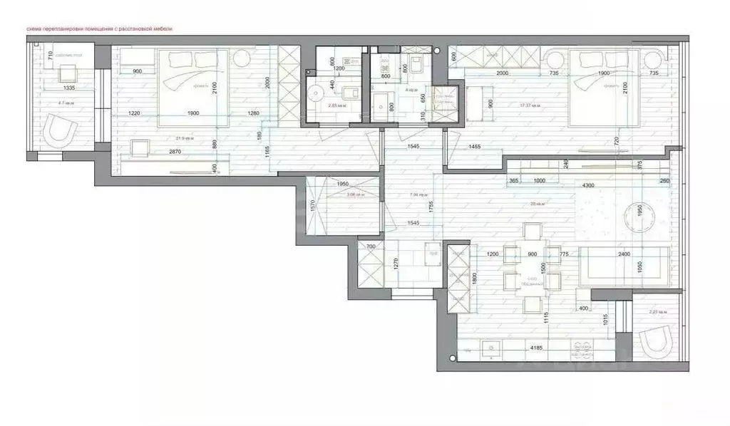 3-к кв. Алтайский край, Барнаул просп. Строителей, 18к1 (90.3 м) - Фото 2