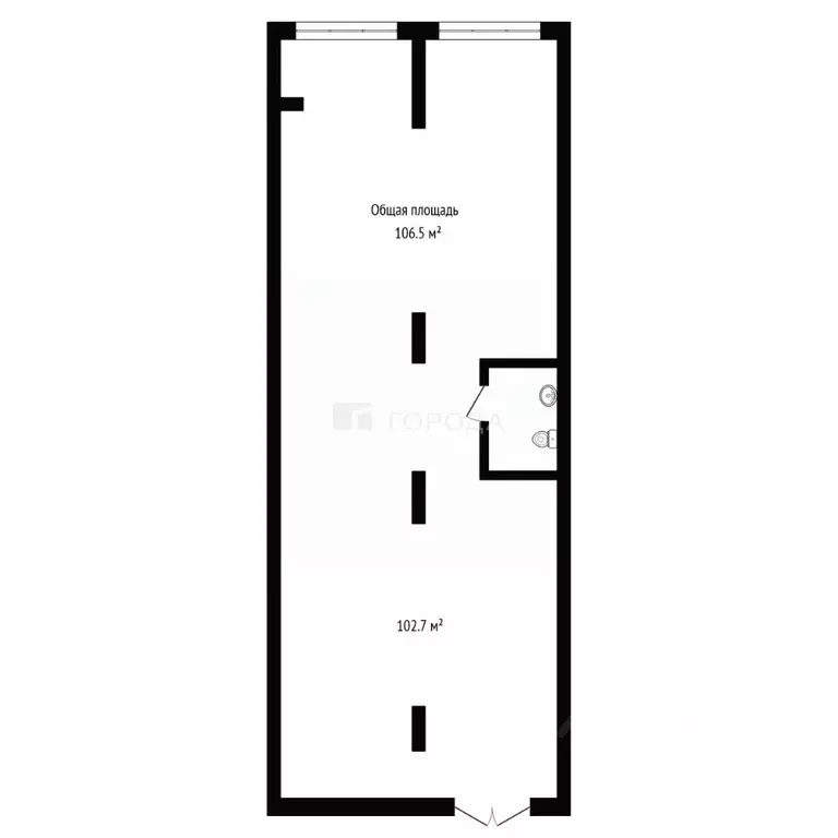 Офис в Новосибирская область, Обь Геодезическая ул., 29 (107 м) - Фото 2