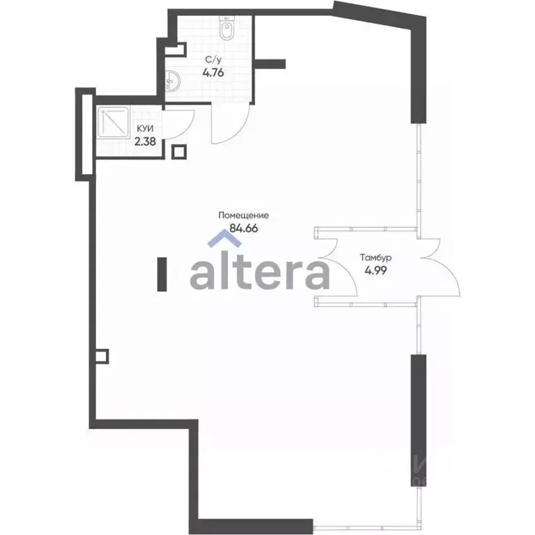 Торговая площадь в Татарстан, Казань ул. Гаврилова, 7к2 (97 м) - Фото 2