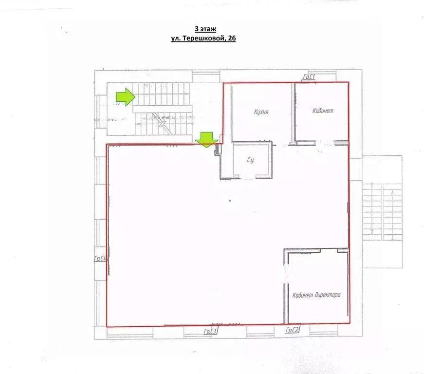 Офис в Оренбургская область, Оренбург ул. Терешковой, 26 (155 м) - Фото 1