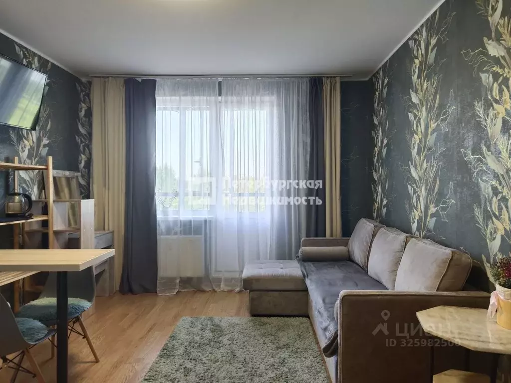 Студия Ленинградская область, Мурино Всеволожский район, просп. ... - Фото 1