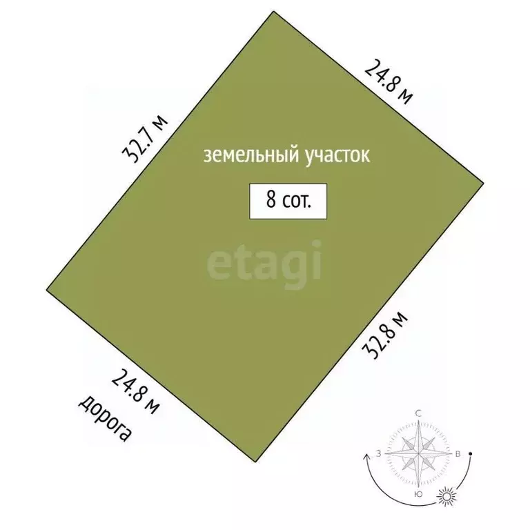 Участок в Тюменская область, Тюменский муниципальный округ, ... - Фото 1